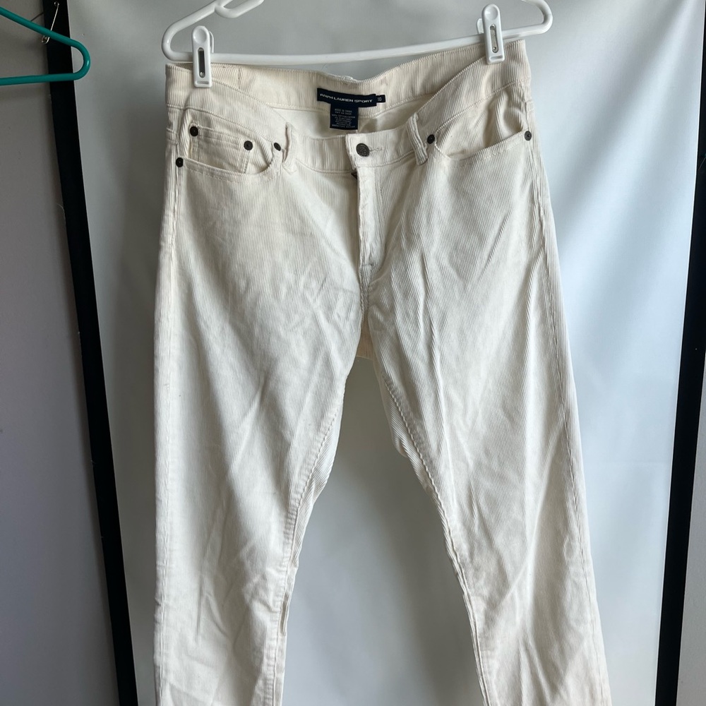 Lauren Ralph Lauren Cream coloroid  woman’s pants sz 10